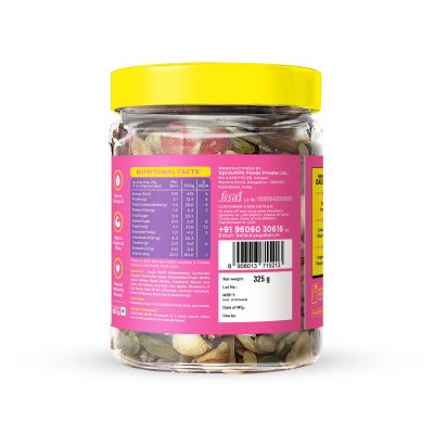 YogaBar: Super Healthy Dry Fruit Nuts, Seeds & Berries Organic Mix - 325gm