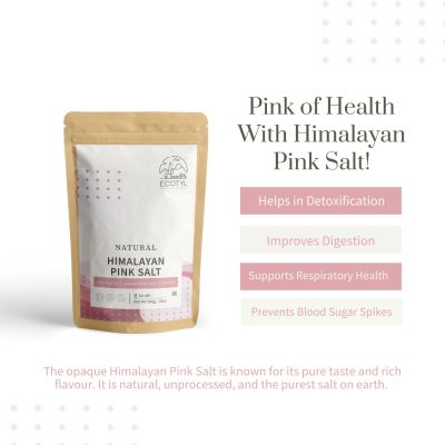 Ecotyl: Natural Himalayan Pink Salt - 500 gm