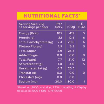 YogaBar: Super Healthy Dry Fruit Nuts, Seeds & Berries Organic Mix - 325gm