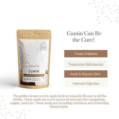 Ecotyl: Organic Cumin - 200 gm