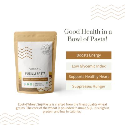 Ecotyl: Organic Pasta (Fusilli) - 300 gm