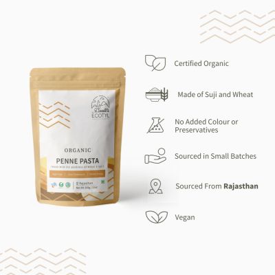 Ecotyl: Organic Pasta (Penne) - 300 gm