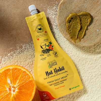 Nat Habit: Fresh Sweet Orange Ubtan - Twin Pack