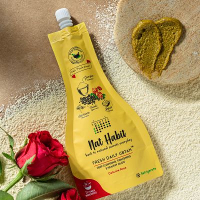 Nat Habit: Fresh Delicate Rose Ubtan - Twin Pack