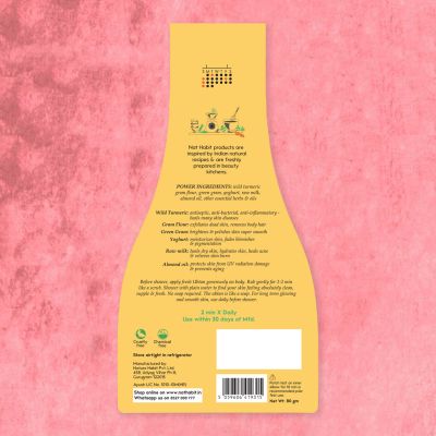 Nat Habit: Fresh Wild Turmeric Body Ubtan