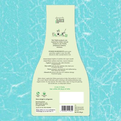 Nat Habit: Fresh Moong Nourish Body Ubtan