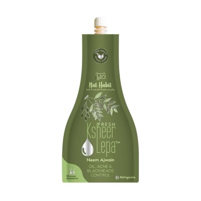 Nat Habit: Fresh Neem Ajwain Ksheer Lepa Face Pack Mask - 40gm