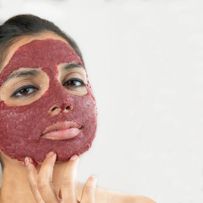 Nat Habit: Fresh Chandan Nagakesar Ksheer Lepa Face Pack Mask - 40gm
