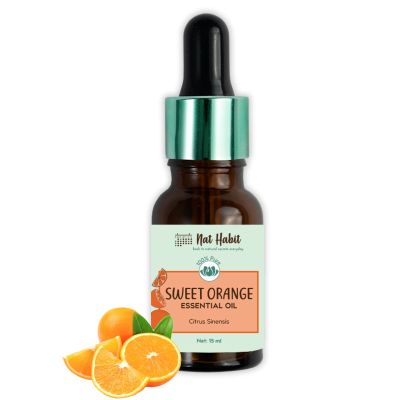 Nat Habit: Pure Sweet Orange Essential Oil - 15ml