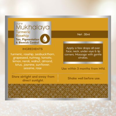 Nat Habit: Pure Turmeric Rosehip Mukhalaya - 30ml