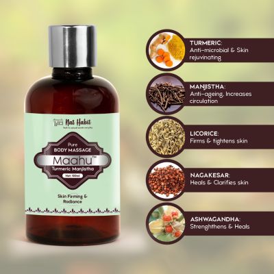 Nat Habit: Pure Turmeric Manjistha Maahu - 200 ml