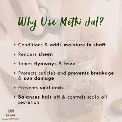 Nat Habit: Rosemary Conditioning Methi Jal - 200ml