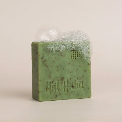 Nat Habit: Sacred Neem Basil Soap - 125gm (Twin Pack of 2)