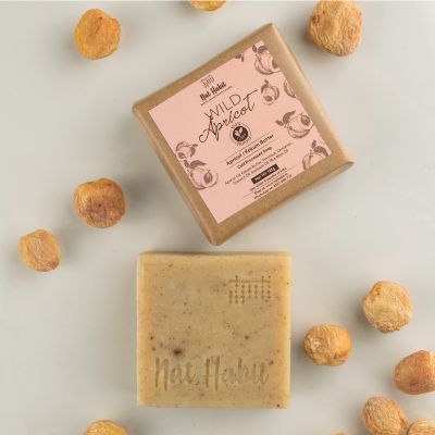 Nat Habit: Wild Apricot Soap - 125gm (Twin Pack of 2)