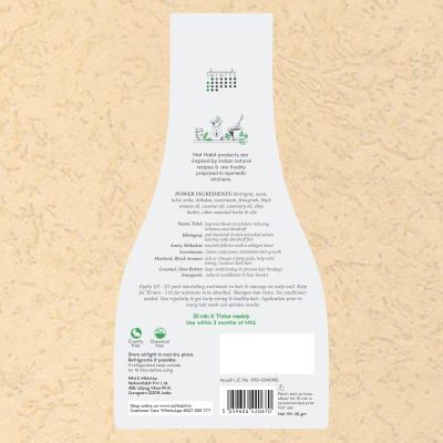 Nat Habit: Neem Bhringraj FRESH Hair Mask (NutriMask) - Pack of 2