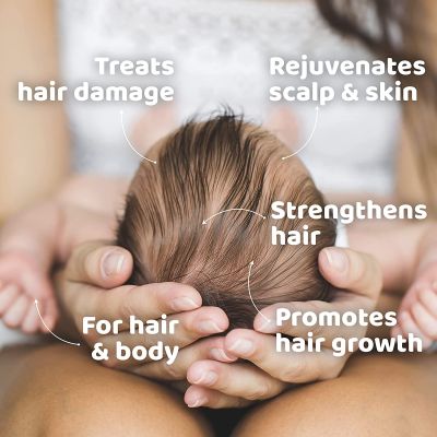 Tiny Mighty: Kids Shampoo and Hair Oil, 200 ml Each, For Sensitive Skin, Plant Based And Natural