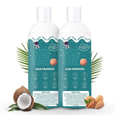 Tiny Mighty: Kids Hair Oil, 100% Cold Pressed (200 ml Each 2 Pack)