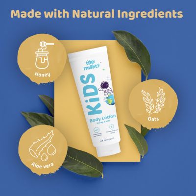 Tiny Mighty: Kids Body Wash 200 ml, Body Foam Wash 150 ml, Body Lotion 200 ml, Shampoo 200 ml & Hair Oil 200 ml