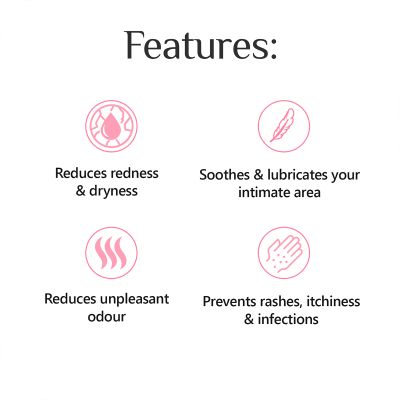 Floren: Soothing & Nourishing Intimate Oil for Women with Anti-bacterial properties for preventing odour & infections - 50ML (Pack of 2)