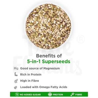 True Elements: 5-in-1 Super Seeds Mix - 125 gm
