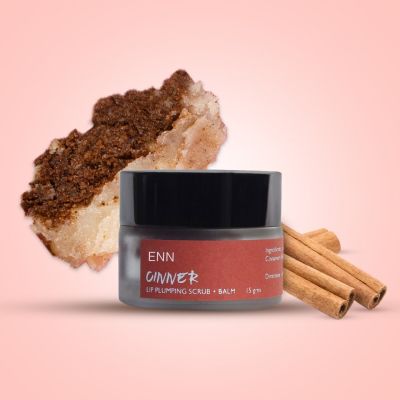 Enn Beauty: Cinner- Cinnamon Lip Scrub Cum Balm - 15gm