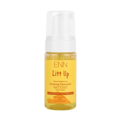 Enn Beauty: LITT UP Ubtan Skin Brightening Foaming Facewash, 110ml