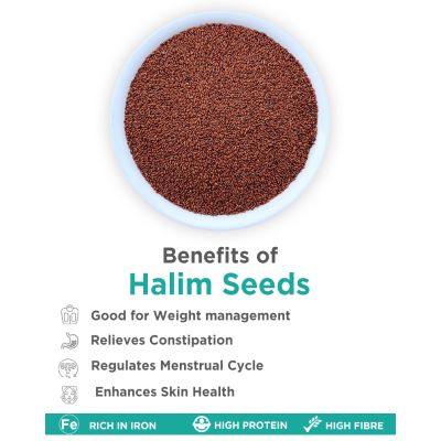 True Elements: Halim Seeds - 500 gm