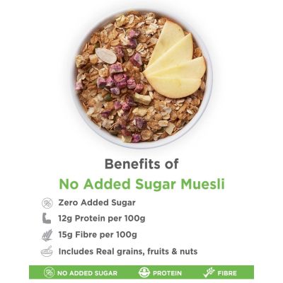 True Elements: No Added Sugar Muesli - 1 kg