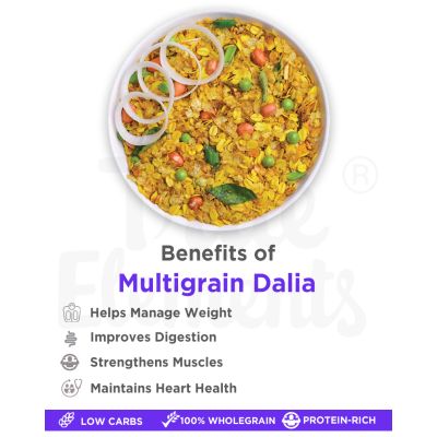 True Elements: Multigrain Dalia Indore Masala - 500 gm