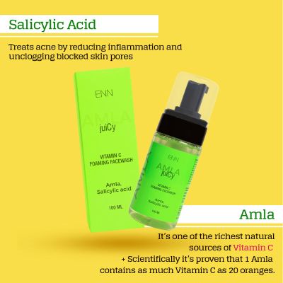 Enn Beauty: Juicy Face Wash and 17 %Vitamin C Serum Kit, Deep cleanses, Boosts Glow