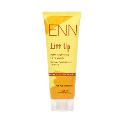 Enn Beauty: Litt Up Ubtan Skin Brightening Facewash - 100ml
