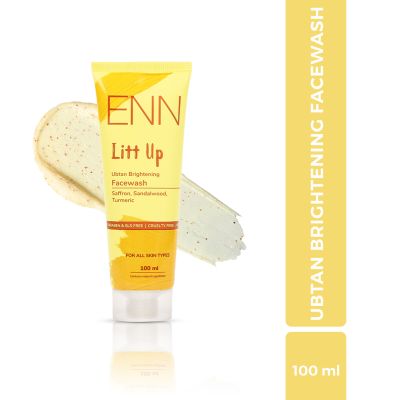 Enn Beauty: Litt Up Ubtan Skin Brightening Facewash - 100ml