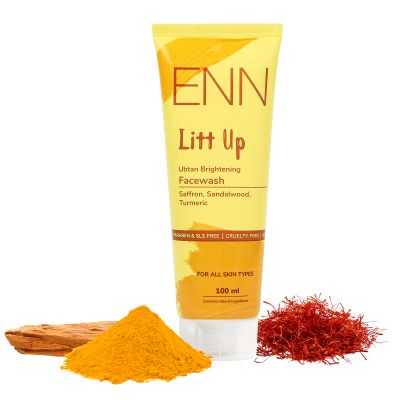 Enn Beauty: Litt Up Ubtan Skin Brightening Facewash - 100ml