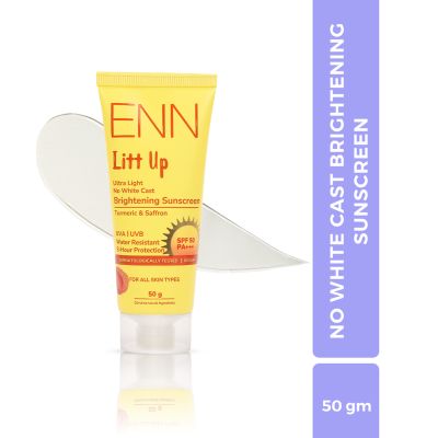 Enn Beauty: Litt Up Ultra Light Brightening Sunscreen Spf 50 - 50gm