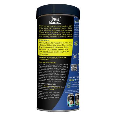 True Elements: Whole Oatmeal - 500 gm
