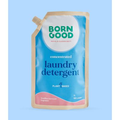 Born Good: Plant Based Concentrated Liquid Detergent  Refill - 1 Ltr