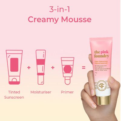 The Pink Foundry: Matte Moisturising Mineral Sunscreen - 50gm