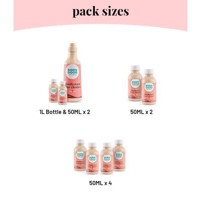 Born Good: Plant Based Concentrated Disinfecting Liquid Floor & Surface Cleaner Kit  - 100ml