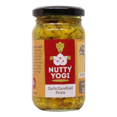 Nutty Yogi: gmarlic gmandhiali Pickle - 200gm