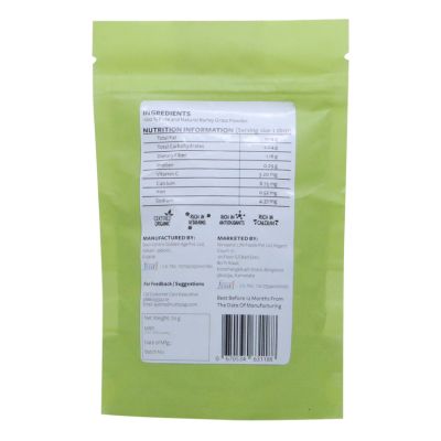 Nutty Yogi: Barley Grass Powder - 70 gm