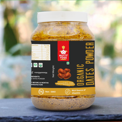 Nutty Yogi: Dates Powder - Rich in Iron & Calcium - 1.5 kg