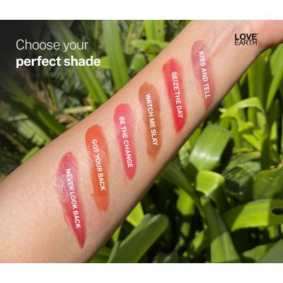 Love Earth: Lip Tint & Cheek Tint Multipot Combo (Mauvish Pink & Caramel Brown) with Richness of Jojoba Oil and Vitamin E for Lips, Eyelids and Cheeks