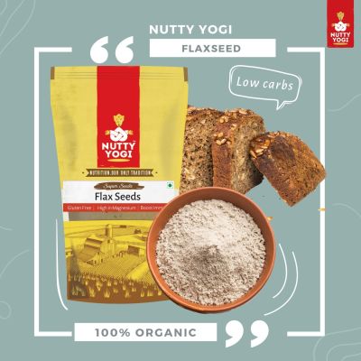 Nutty Yogi: Flax Seeds - 500 gm