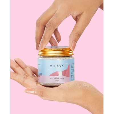VILASA: Aabha Face & Body Scrub - 200 gm