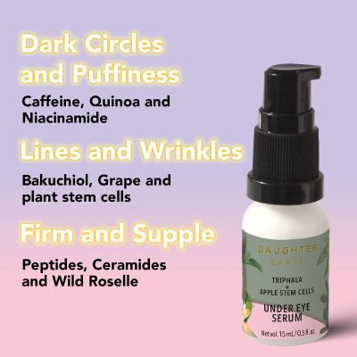 Daughter Earth: Under Eye Serum with Triphala + Apple Stem Cells - 15 ml
