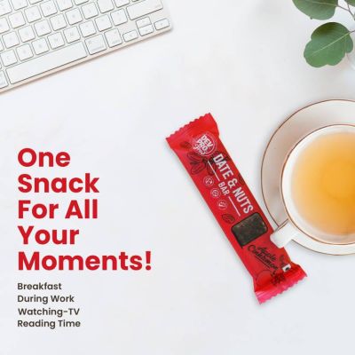 Dev Pro Food: Date & Nuts Bar Apple Cinnamon Pack of 3  (Each - 30 gm)