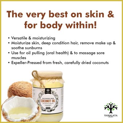 Vanalaya: Cold Pressed Virgin Coconut Oil - 500ml