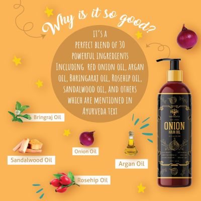 Vanalaya: Onion Hair Oil -  200ml