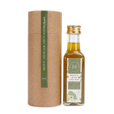 Himalayan Origins India: Bhimal and Black Onion Seed Anti  Dandruff Hair Oil  - 100 ml