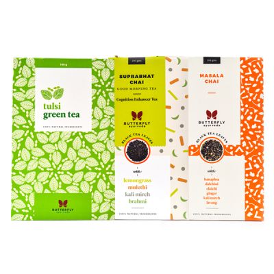 Butterfly Ayurveda: Healthy tea essential kit